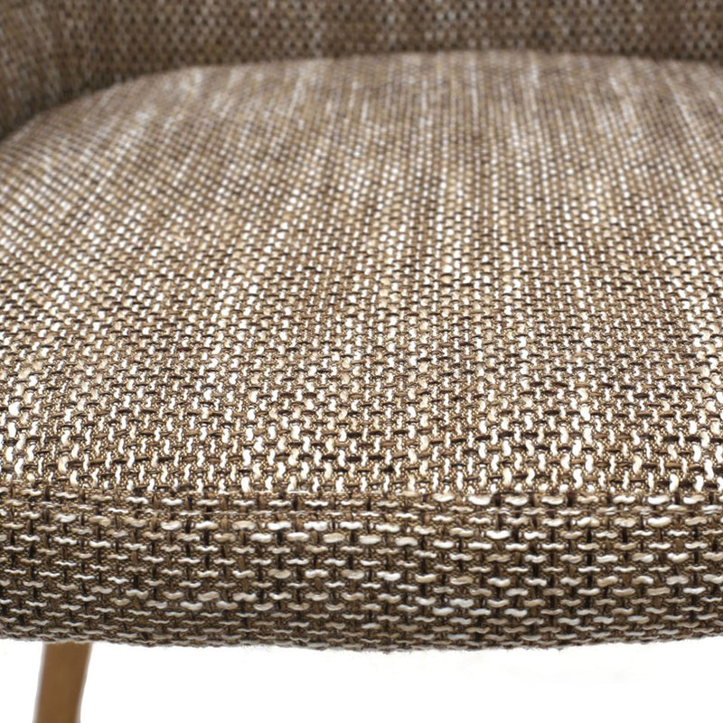 Sidcup Tweed Fabric Dining Chair Set of 2 by Lavishway | Dining Chairs-27328