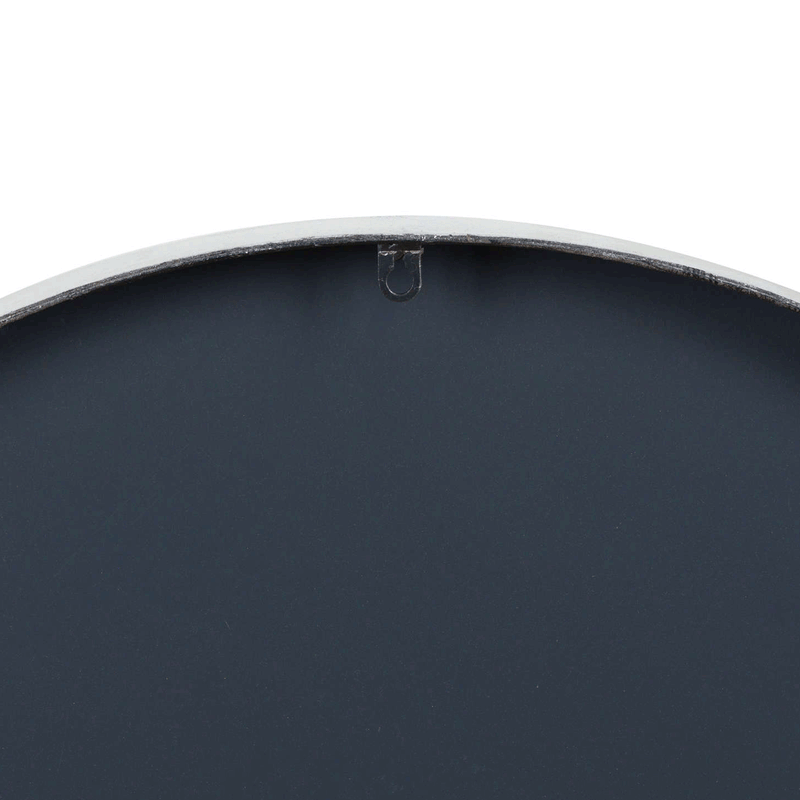 Unique Foil Mirrored Silver Wall Clock by Lavishway | Wall Clocks-51542