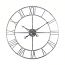 Victoria Silver Foil Skeleton Wall Clock by Lavishway | Wall Clocks-51536