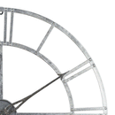 Victoria Silver Foil Skeleton Wall Clock by Lavishway | Wall Clocks-51537