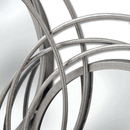 Silver Trio Multi Circle Wall Art Mirror by Lavishway | Wall Mirrors-50333