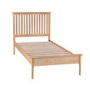 Nordic Classic Style Oak Bed Frame by Lavishway | Wooden Beds-32348