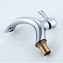 Classic Style Single Handle Chrome Basin Tap by Lavishway | Bathroom Faucet-49083