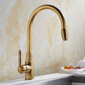 Sleek Design Pull Out Sprayer Kitchen Tap by Lavishway | Kitchen Faucets-48618