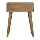 Odeon Cement Grey 1 Drawer Bedside Table by Lavishway | Bedside Tables-57440