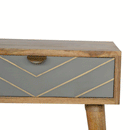 Odeon Cement Grey 1 Drawer Bedside Table by Lavishway | Bedside Tables-57446