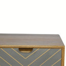 Odeon Cement Grey 1 Drawer Bedside Cabinet by Lavishway | Bedside Tables-57436