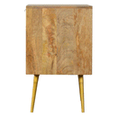 Odeon Cement Grey 1 Drawer Bedside Cabinet by Lavishway | Bedside Tables-57433