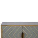 Odeon Cement Grey 2 Doors Media Unit by Lavishway | TV Units Cabinets-57421