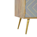 Odeon Cement Grey 2 Doors Media Unit by Lavishway | TV Units Cabinets-57420