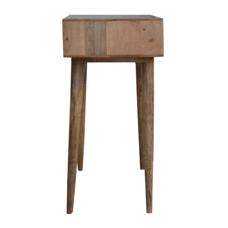 Odeon White Carved 2 Drawers Console Table by Lavishway | Hallway Console Table-57393