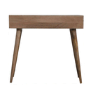 Odeon White Carved 2 Drawers Console Table by Lavishway | Hallway Console Table-57392