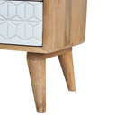 Odeon White Carved 2 Drawers Media Unit by Lavishway | TV Units Cabinets-57387