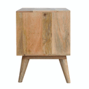 Odeon White Carved 2 Drawers Media Unit by Lavishway | TV Units Cabinets-57385