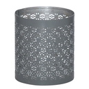 Glowray Grey Intricate Pattern Lantern by Lavishway | Candle Holders-50745
