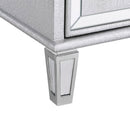 Sofia Mirrored Silver Dressing Table by Lavishway | Dressing Tables-23442