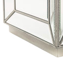 Sofia Silver Glass Top Round Dining Table by Lavishway | Dining Tables-23783