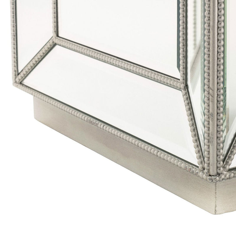 Sofia Silver Glass Top Round Dining Table by Lavishway | Dining Tables-23783