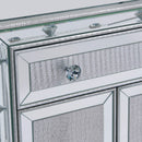 Sofia 2 Door Mirrored Chest & Wall Mirror by Lavishway | Wall Mirrors-24004