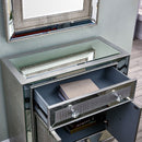 Sofia 2 Door Mirrored Chest & Wall Mirror by Lavishway | Wall Mirrors-24002