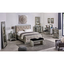 Sofia Silver Mirrored 2 Door & 1 Drawer Chest by Lavishway | Chest Of Drawers-24037
