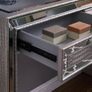 Sofia Silver Mirrored 2 Drawers Console Table by Lavishway | Hallway Console Table-23831