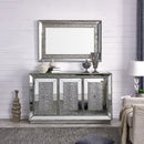 Sofia Silver Mirrored 3 Doors Sideboard by Lavishway | Sideboards-23979