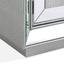 Sofia Silver Mirrored 3 Doors Sideboard by Lavishway | Sideboards-23986