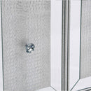 Sofia Silver Mirrored 3 Doors Sideboard by Lavishway | Sideboards-23984