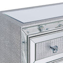 Sofia Silver Mirrored 3 Drawers Chest by Lavishway | Chest Of Drawers-23943