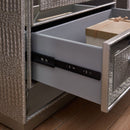 Sofia Silver Mirrored 3 Drawers Chest by Lavishway | Chest Of Drawers-23940