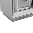 Sofia Silver Finish Glass TV Unit by Lavishway | TV Units Cabinets-23794
