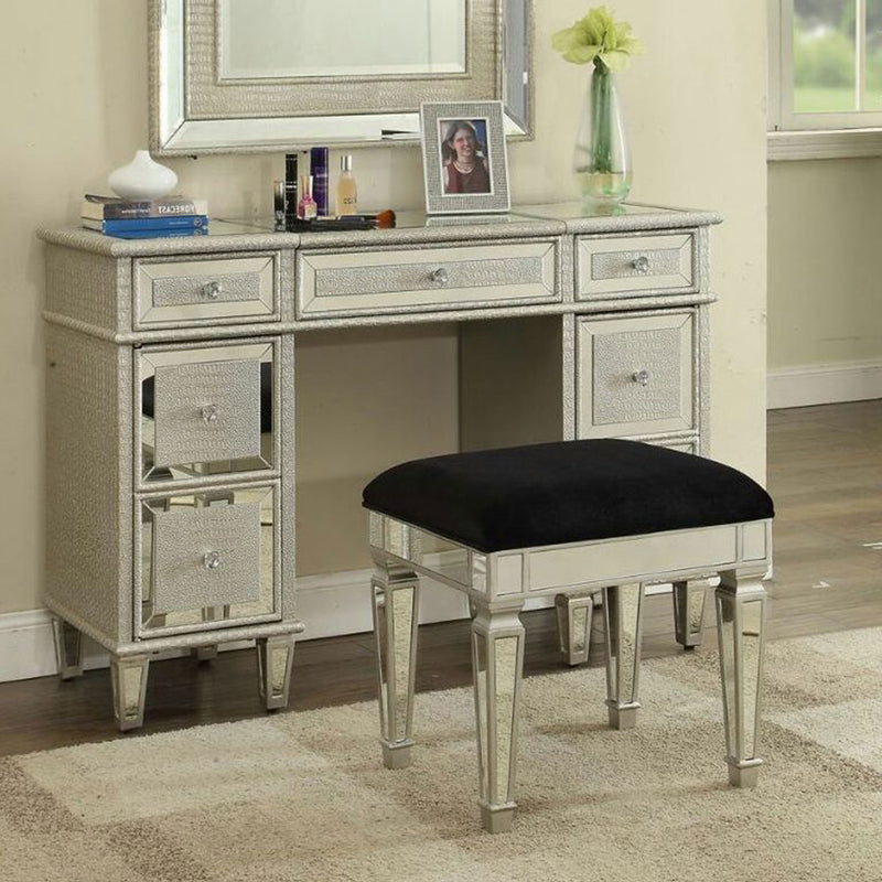 Sofia Stool & Dressing Table Set by Lavishway | Dressing Table & Stools-23405