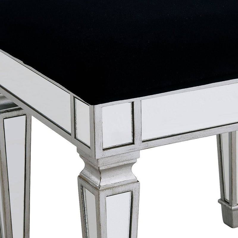 Sofia Velvet Dressing Table Stool by Lavishway | Dressing Table Stools-23403