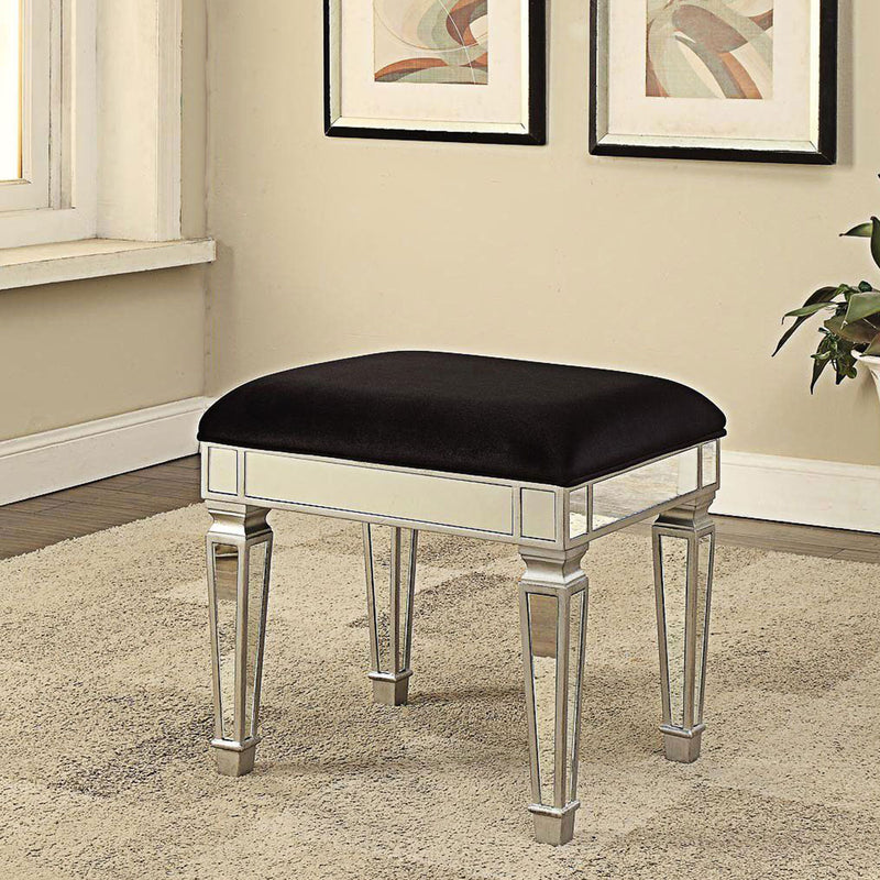Sofia Velvet Dressing Table Stool by Lavishway | Dressing Table Stools-23399
