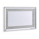 Sofia Contemporary Rectangular Wall Mirror by Lavishway | Wall Mirrors-23856