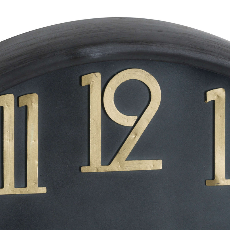 Soho Brass Retro Style Large Black Clock by Lavishway | Wall Clocks-26827