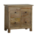 Solid Wood 4 Drawer Mini Cabinet Sideboard by Lavishway | Sideboards-22836