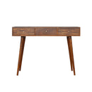 Solid Wood 3 Drawers Console Table by Lavishway | Hallway Console Table-22877