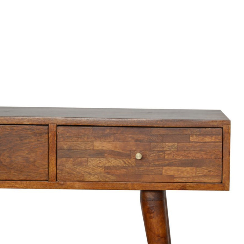 Solid Wood 3 Drawers Console Table by Lavishway | Hallway Console Table-22879