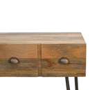 Montreal Solid Wood 4 Drawers Console Table by Lavishway | Hallway Console Table-57344