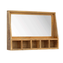 Montreal Solid Wood Wall Mounted Mirror Unit by Lavishway | Wall Mirrors-57323