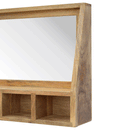 Montreal Solid Wood Wall Mounted Mirror Unit by Lavishway | Wall Mirrors-57328