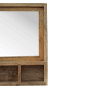Montreal Solid Wood Wall Mounted Mirror Unit by Lavishway | Wall Mirrors-57327