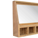 Montreal Solid Wood Wall Mounted Mirror Unit by Lavishway | Wall Mirrors-57326