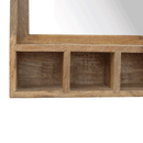 Montreal Solid Wood Wall Mounted Mirror Unit by Lavishway | Wall Mirrors-57325