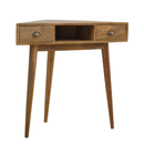 Montreal Solid Wood 2 Drawers Triangle Desk by Lavishway | Reclaimed Wood Desks-57315