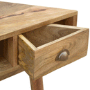 Montreal Solid Wood 2 Drawers Triangle Desk by Lavishway | Reclaimed Wood Desks-57322