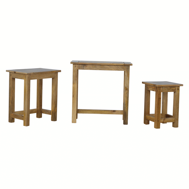 Montreal Solid Wood Nest Of 3 Tables by Lavishway | Nest of Tables-57265
