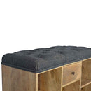 Solid Mango Wood Shoe Storage Bench by Lavishway | Benches & Storage Benches-22559